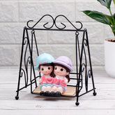 Romantic Swinging Couple Showpiece